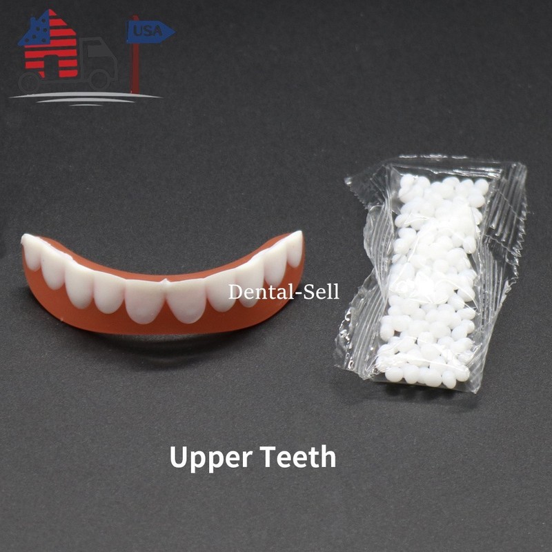 Instant Smile Dental Veneers Comfort Flexible Upper Lower Teeth Kit USA gallery