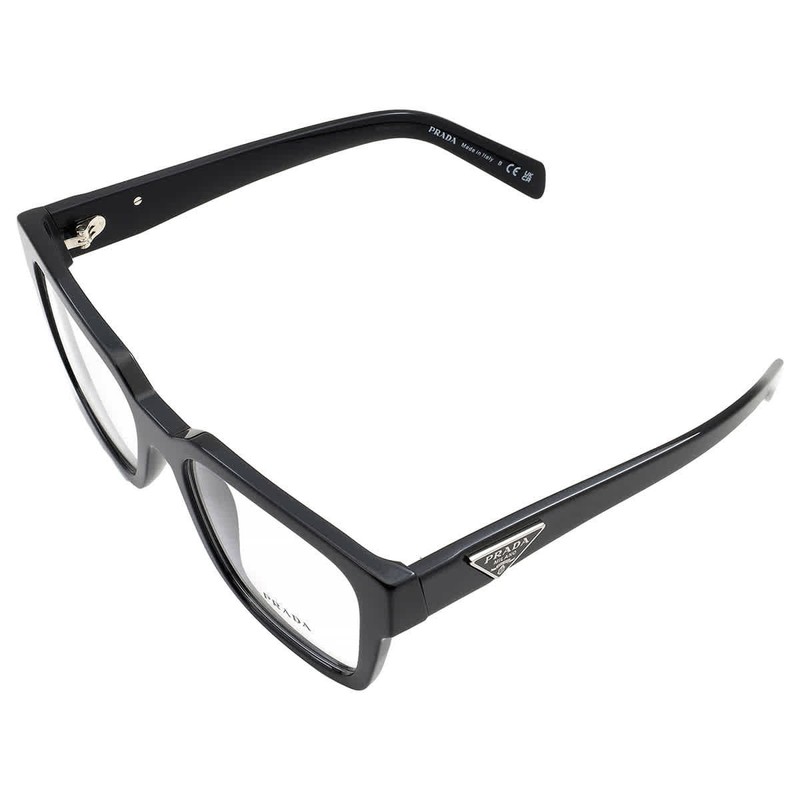 Prada Demo Square Men's Eyeglasses PR 08ZV 1AB1O1 54 PR 08ZV 1AB1O1 54 gallery