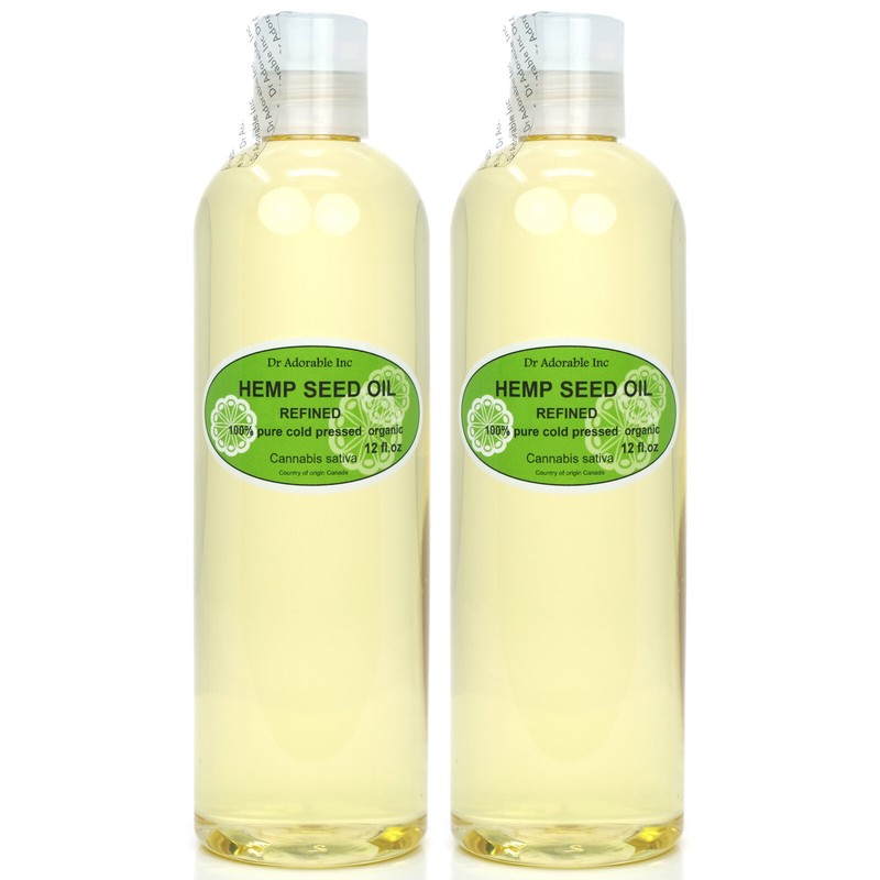 HEMP SEED OIL REFINED RAW ORGANIC COLD PRESSED 2 OZ – 1 GALLON *FREE SHIPPING*