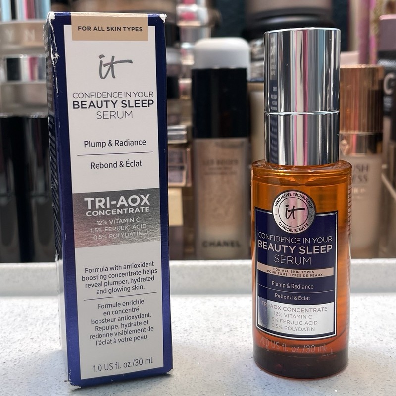 IT Cosmetics ~ ‘BEAUTY SLEEP SERUM’ ~ Full Size 1.0 fl. oz. / 30 ml ~ NIB