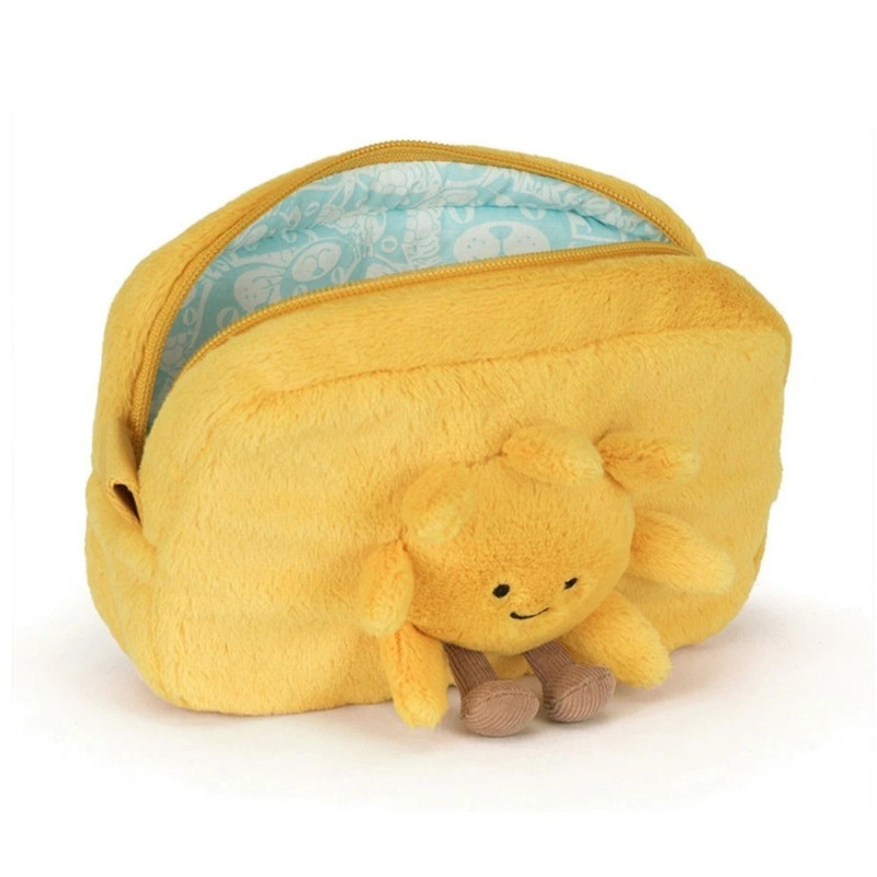 Jellycat Amuseables Sun Pouch BNWT Authentic! Dust Bag Included!