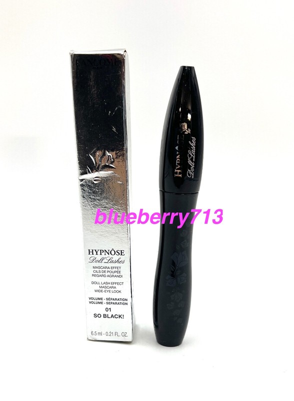 Lancome Doll Lashes Effect Wide Eye Look Mascara ~ 01 So Black ~ Full Size