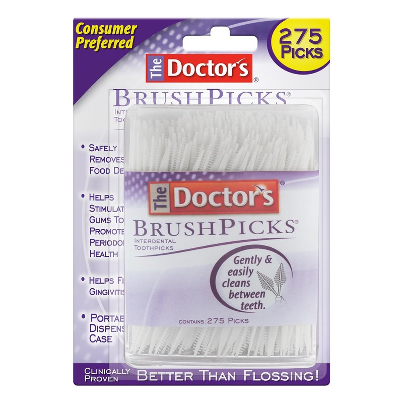 The Doctor’s BrushPicks Interdental Toothpicks 275 Picks