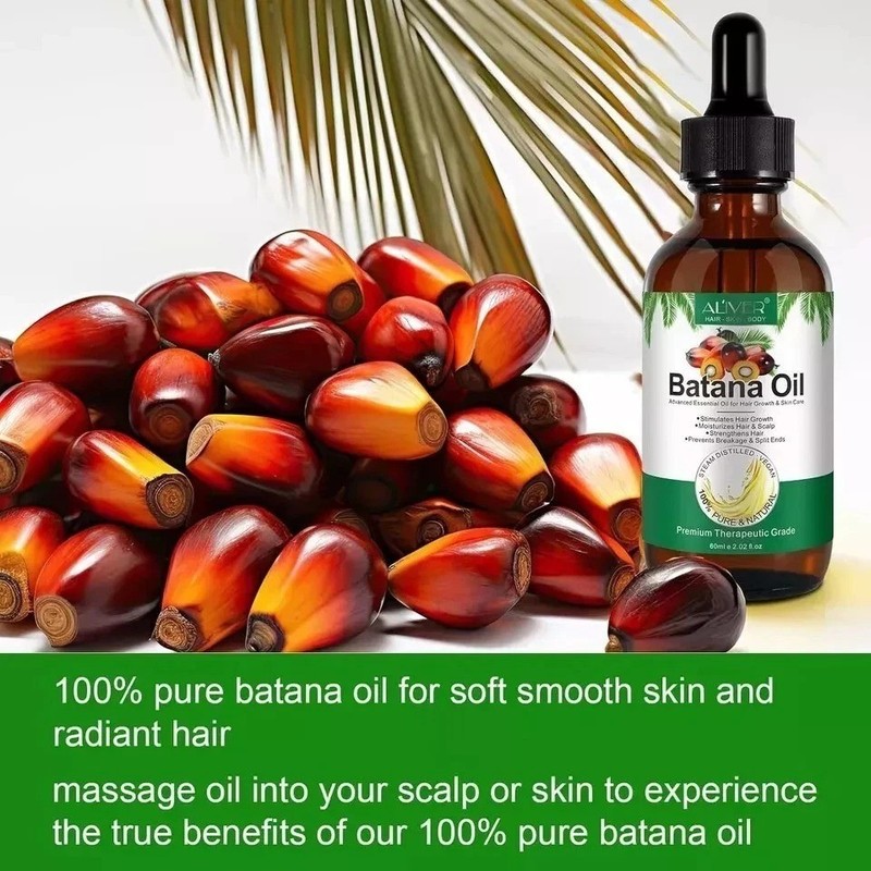 Batana Oil, 100% Pure Natural Batana Oil for Hair Growth, Organic Batana Oil.. gallery