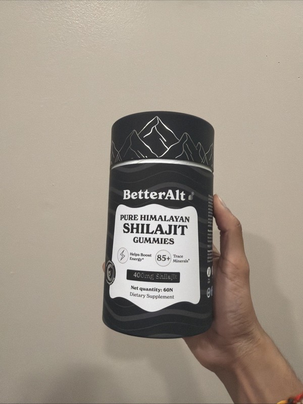 Better Alt Himalayan Shilajit Gummies Exp July 2026