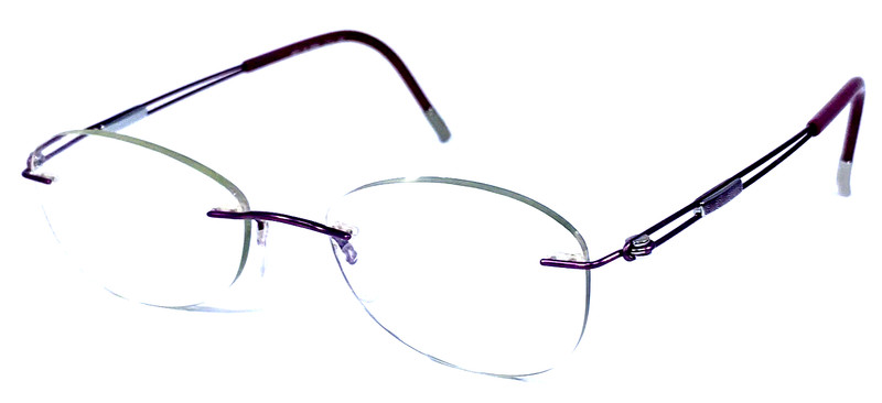 SILHOUETTE 5521 70 4040 Austria Pink Rimless 17-135mm Eyeglasses Frame
