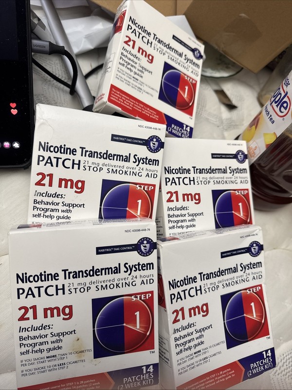 Habitrol Nicotine Transdermal System 21 mg – Step 1 – 14 Patches Exp 6:2026
