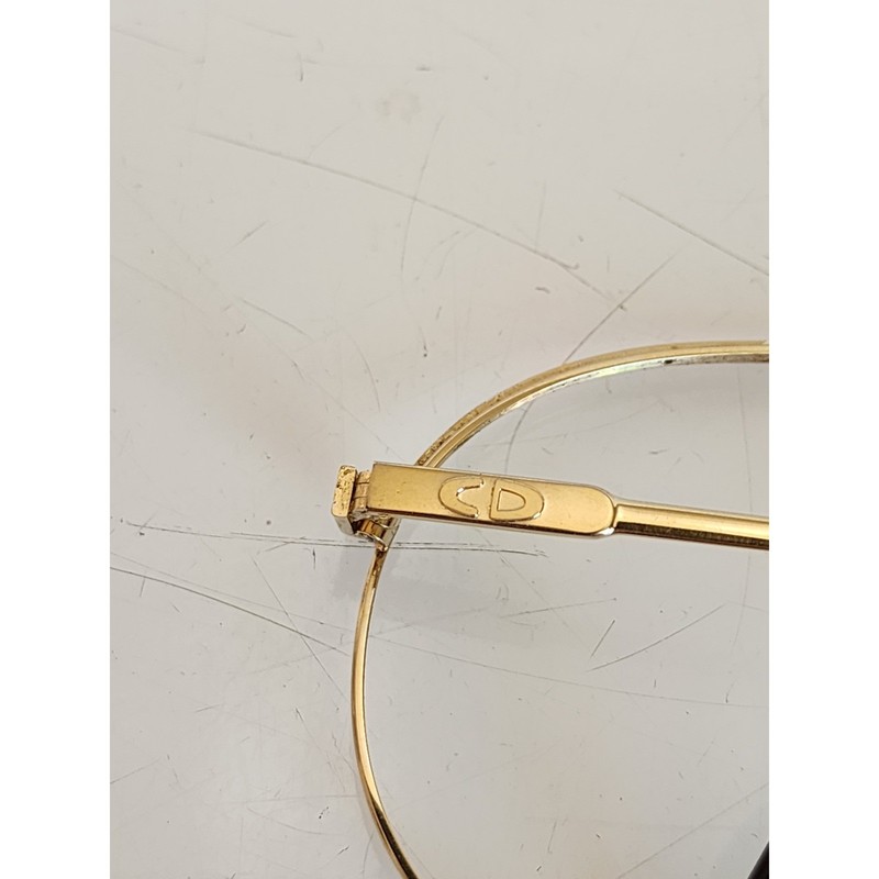 Christian Dior Monsieur Vintage Aviator Glasses Gold Frames 2332 Austria 135 47 gallery