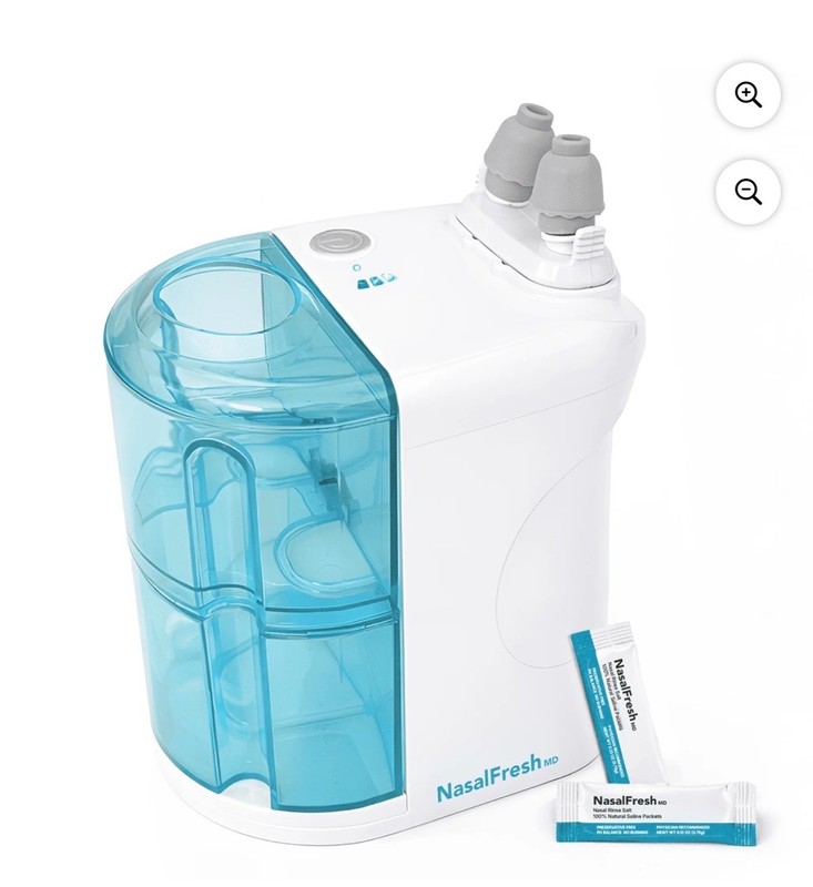 NASAL FRESH MD Dual Powered Nasal Irrigation System Nasal Rinse & Wash
