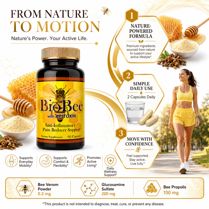 BIOBEE 3 anti-inflamatory Extracts Arthritis support abeemed dolor bee gallery