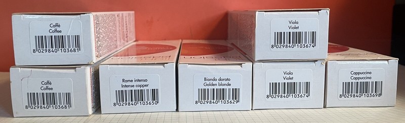 LOT (7) Itely LIGHT PASSION TONERS Ammonia Free 2.05oz SEE LISTING DESCRIPTION