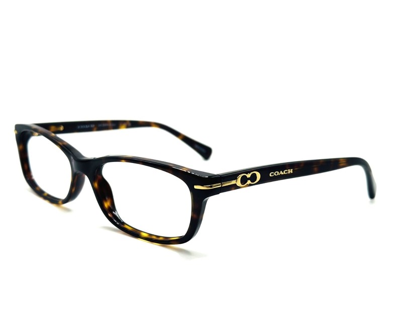 AUTHENTIC COACH HC6054 (Elise) 5001 Dark Tortoise Women Eyeglasses 52mm 16 135
