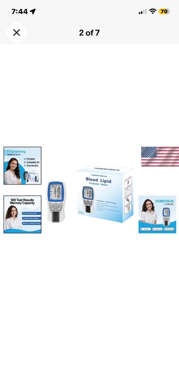 Portable Cholesterol Testing Kit - Easy Home Use gallery
