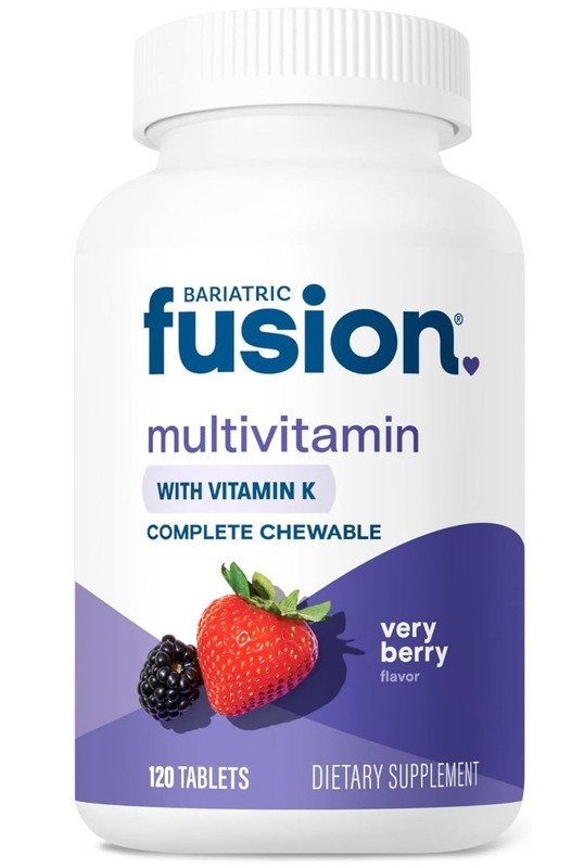 Bariatric Fusion Very Berry Complete Chewable Bariatric Multivitamin 120Tablets