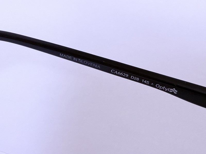 Carrera CA 6629 D28 145 Black Eyeglasses Frames Optyl Made In Slovenia gallery