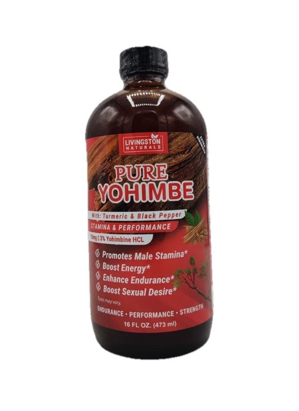 Pure Yohimbe With Turmeric By Livingston Natural Herbal Labs, Plant-Based Foods