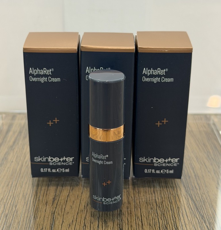 SkinBetter Science AlphaRet Overnight Cream 15ml (3*5ml) NEW In Box FREE SHIPP