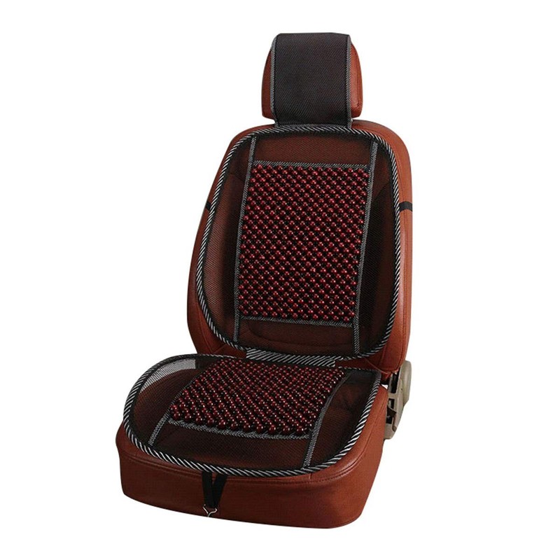 Wood Bead Car Seat Cover Cushion, Cooling Breathing, Automotive Beaded Drive... gallery