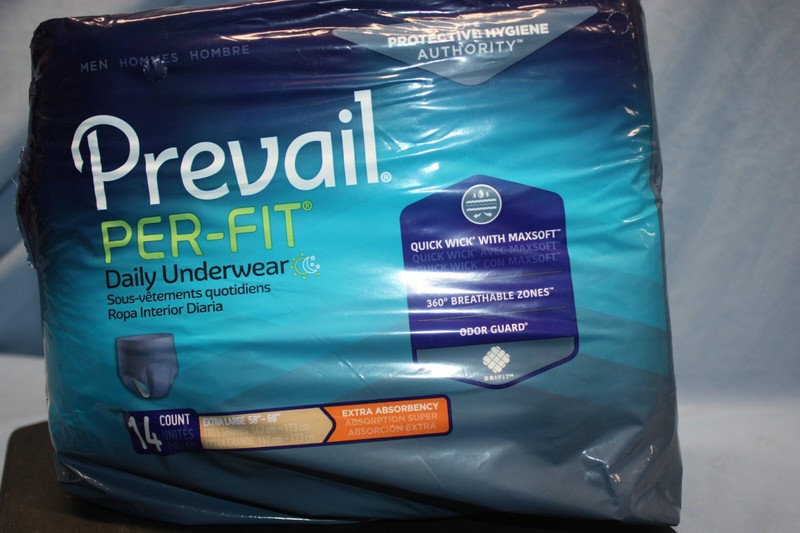 Prevail Per-Fit Adult MEN Underwear, EX LG , EXTRA Absorbency, PF-514 – 14 Count