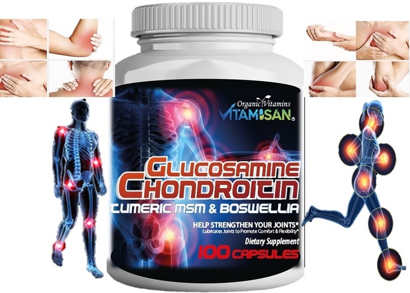 Glucosamine Chondroitin Turmeric & MSM 200 CAPSULES - Bones, Joint Support Pills gallery