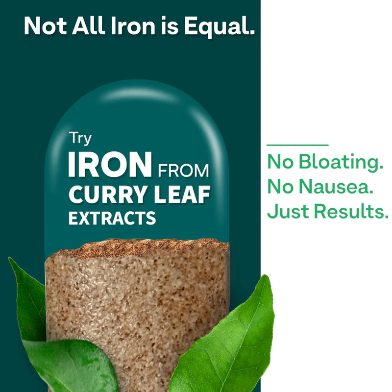 2 x OZiva Iron Folic Acid + Vitamin For Healthy Hemoglobin & Energy, 120 Tablets gallery