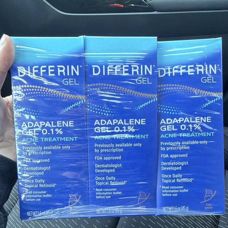 Differin Gel Adapalene 0.1% Acne Treatment Gel for Face, 1.6 oz (45g) gallery