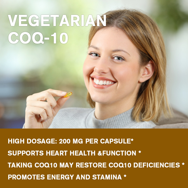 CoQ-10 CoEnzyme Q-10 200mg Support Heart Health,High Potency 120 Capsules gallery