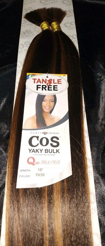 Milky Way 100% Human Hair Master Mix Braiding Hair 16" or 18" Pick your Color gallery