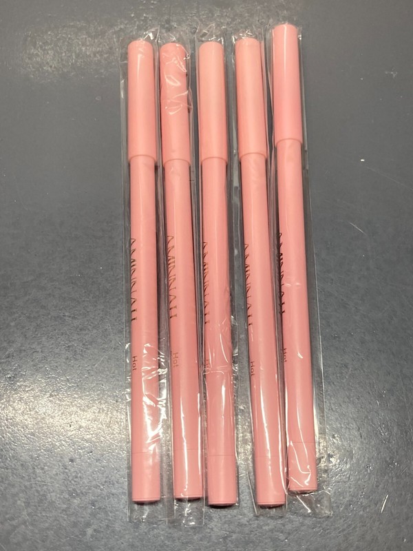 5x Aminnah Creamy Rose Nude Hot Rose Lip Liner 0.27g each