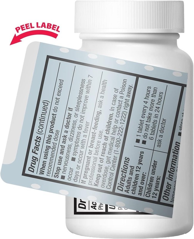 300 Ct. Decongestant PE Phenylephrine HCl Non-Drowsy Nasal & Sinus Congestion gallery