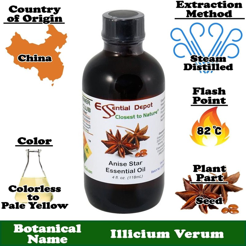 Anise Star Essential Oil - 4 oz. gallery