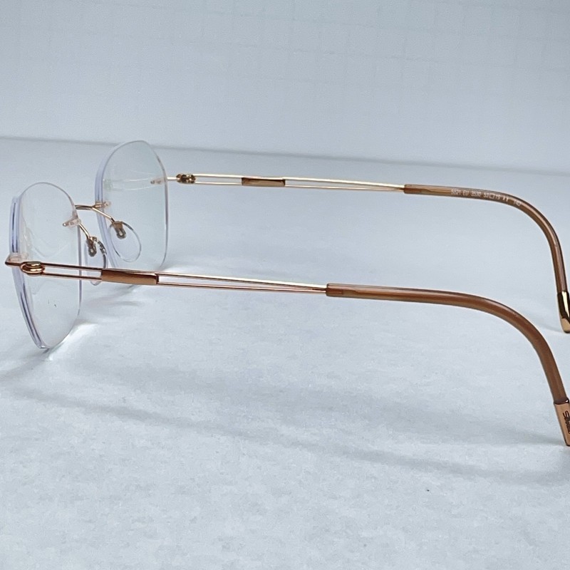 Silhouette Eyeglasses Frames 5521 EU 3530 Rose Gold Rimless 53-19 140 Austria gallery
