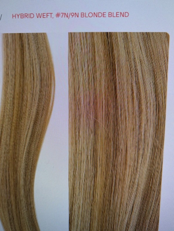 Donna bella hybrid weft hair extensions