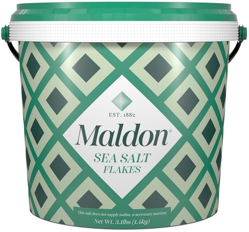 Organic Maldon Sea Salt Flakes, 3.1 lb Tub – Perfect for All Culinary Creations gallery
