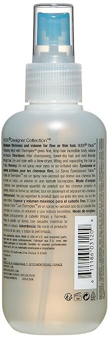 Thickr Thickening Mist by Rusk for Unisex - 6 oz Mist gallery
