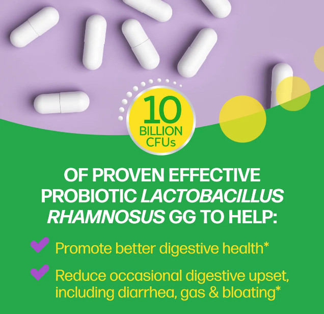 Lot of 3x Culturelle Digestive Daily Probiotic 90 Capsules Total Exp 07/2027 New gallery