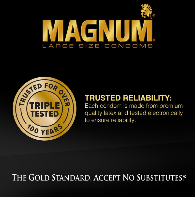 Trojan Magnum XL Large Size Lubricated Condoms | 12 Count Premium Latex gallery