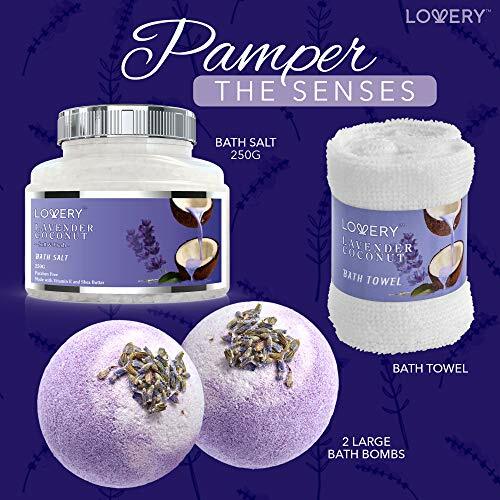 Home Spa Gift Baskets - Lavender Coconut Bath and Body Gift Basket for Women gallery