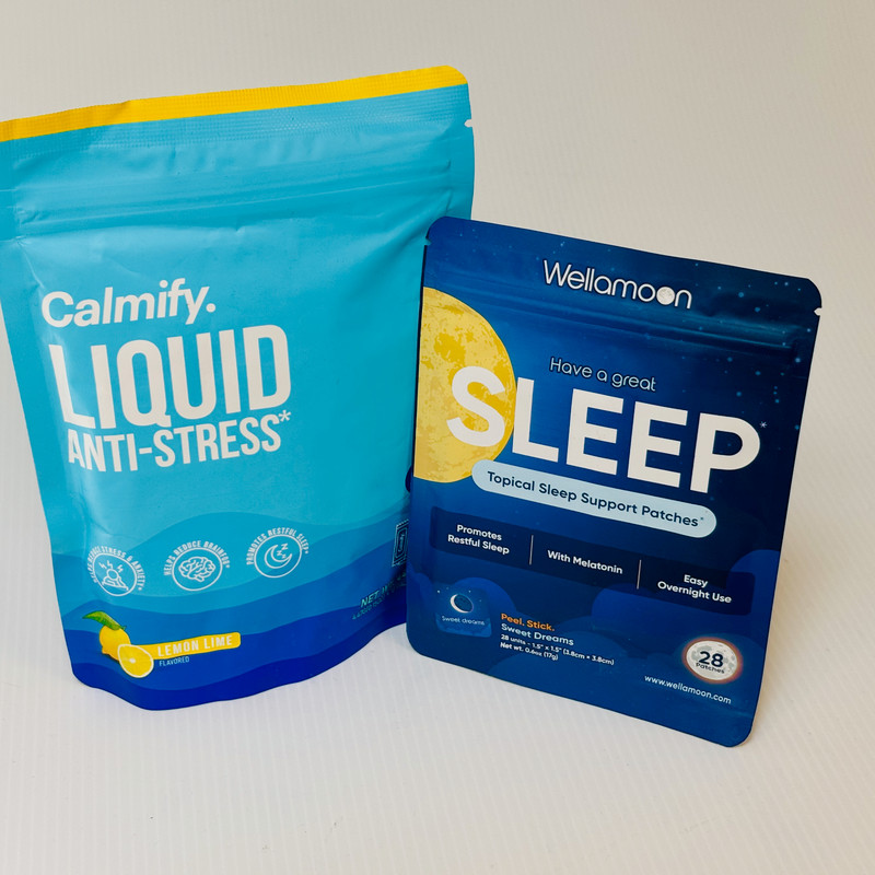 Wellamoon Sleep Support 28 Patches Exp 02/27 + Calmify Magnesium Drink Packets