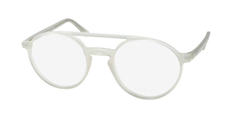 NEW ANDY WOLF 4515 EYEWEAR PILOT MENS C 51-19-145 IVORY AUSTRIA FULL-RIM PLASTIC