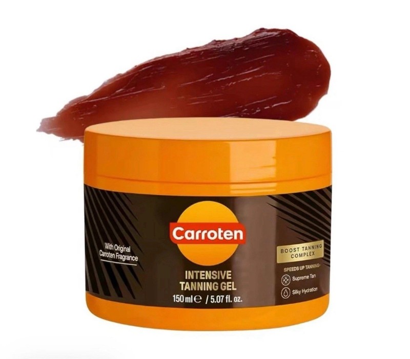 Carroten Intensive Tanning Gel Coconut Scent 5.07oz – Quick Tan Enhancer