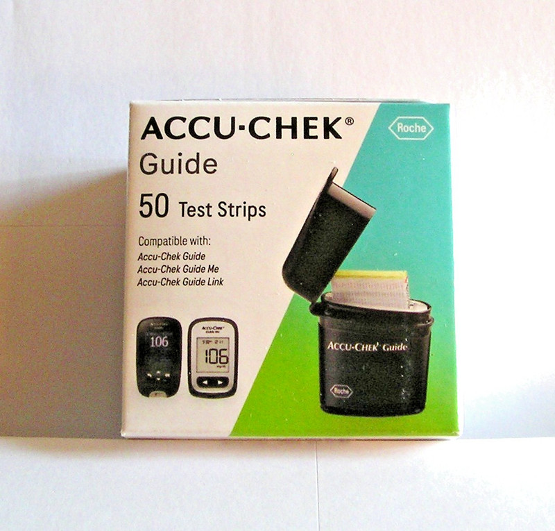 2 Packages -50 ACCU-CHEK Guide Test Strips sealed, 100 Total Ex. 05/12/ 2027