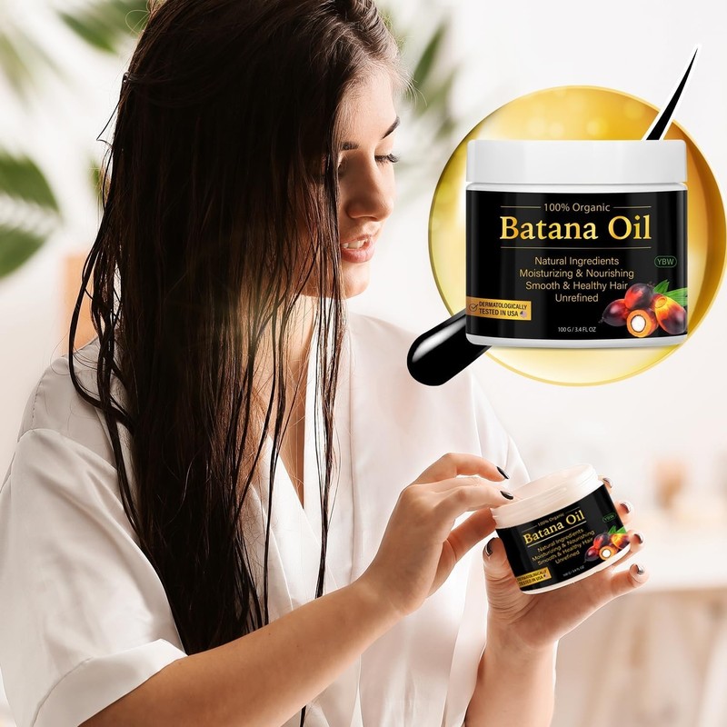 Natural Batana Oil for All Hair Types - Strengthens & Eliminates Split Ends gallery
