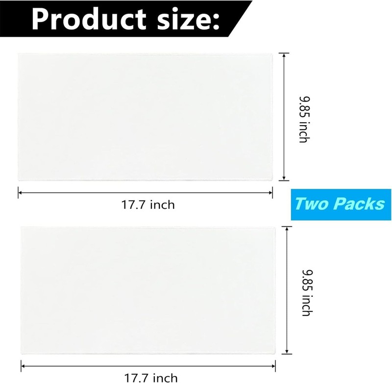 2 Pcs Organic Cotton Flannel for Castor Oil Pack Wrap, Reusable Castor Oil Compr gallery
