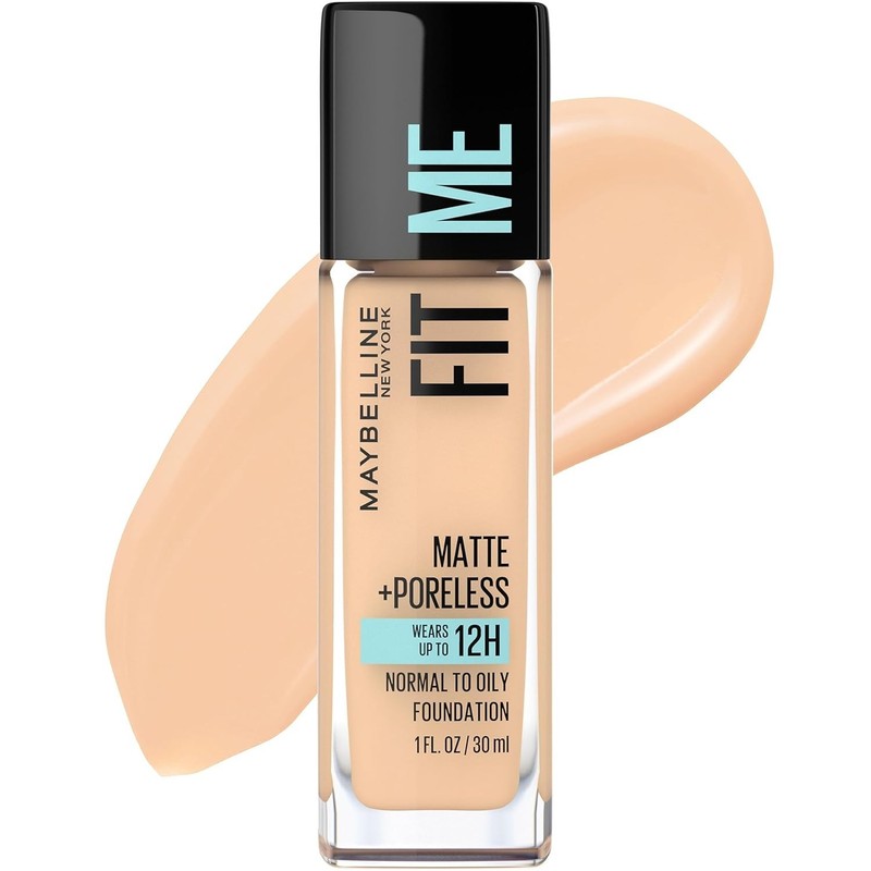 Maybelline Fit Me Matte + Poreless 12 HOUR Foundation – 120 – Classic Ivory NEW!