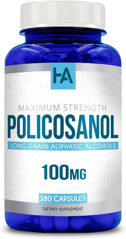 Healing Awakening High Strength Policosanol Supplement 100mg 180 Caps ~ Exp 3/27