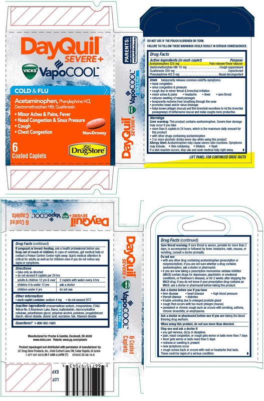 Dayquil Severe, Vick’s Vapocool, 486 x 4=1944 Total Caplets READ DESCRIPTION *
