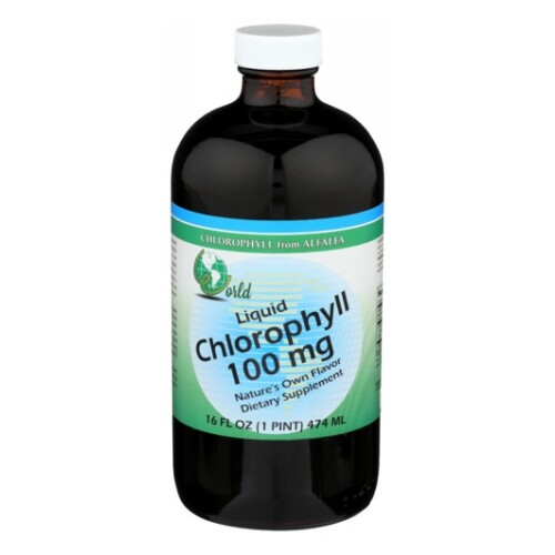 Chlorophyll Liquid 16 Oz 100 mg by World Organics