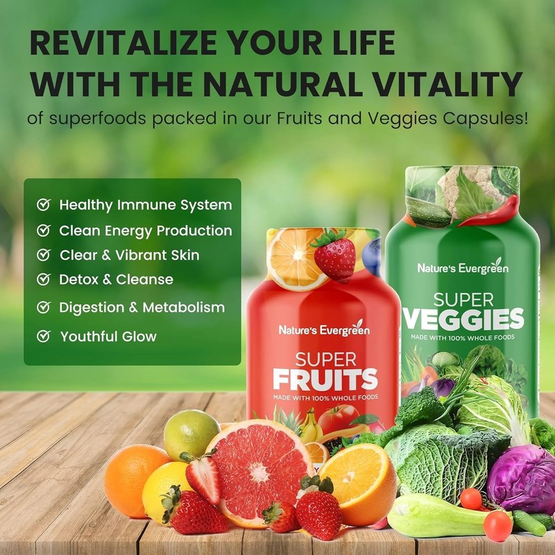 Fruits and Veggies, Vegetables Supplement Balance of Daily Nature (Pack of 2) gallery