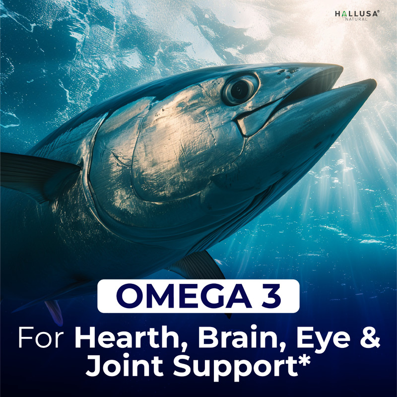 OMEGA 3 - Fish Oil Supplement - Cardiovascular Wellness - 60 Softgels gallery